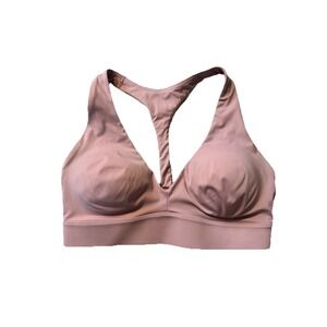 Athleta Dogwood Mauve Yin Sports Bra Size 38B/C